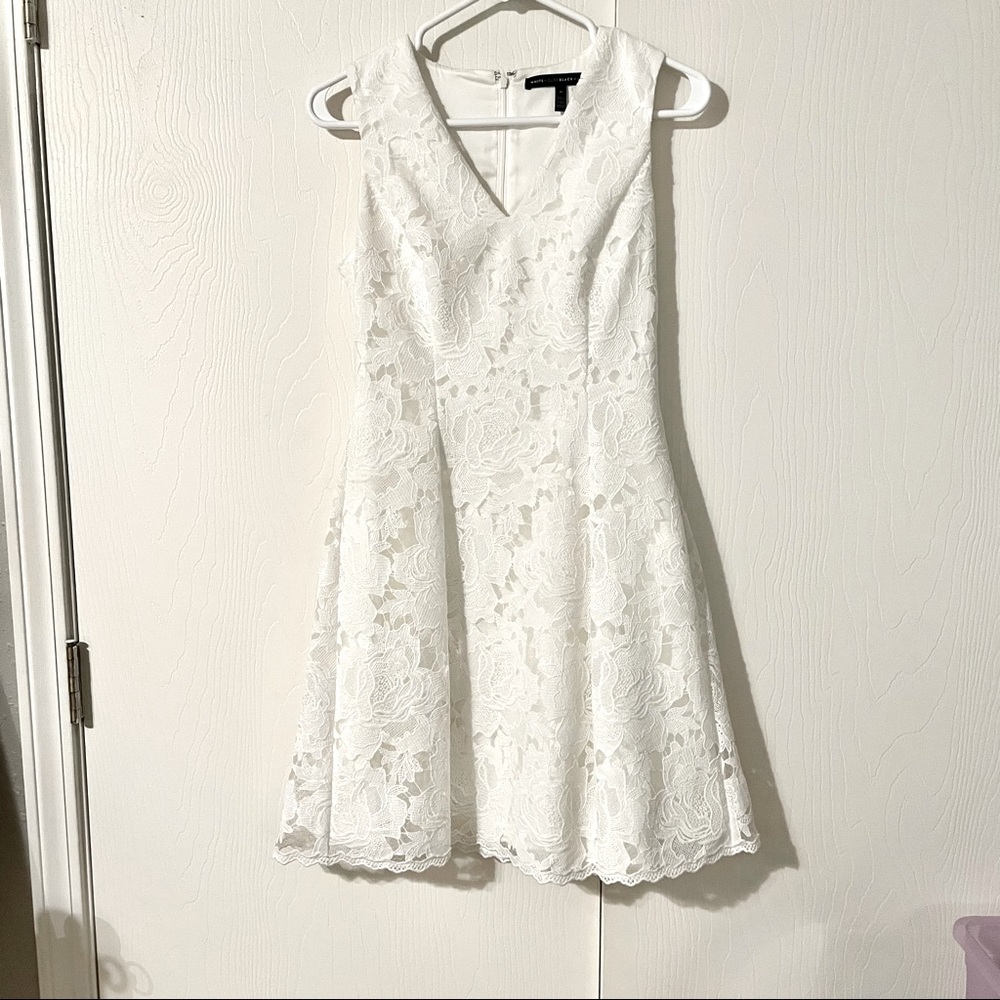 White cocktail dress
